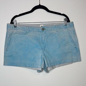 Gap Summer Shorts Chinos- Light Blue- Size 12
